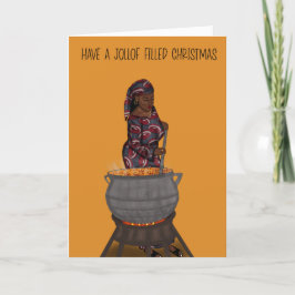 Cartão De Festividades Jollof Christmas