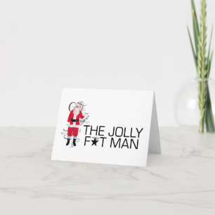 Cartão De Festividades Jolly Fat Man