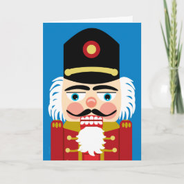 Cartão De Festividades Jolly Holiday Cute Fun Vintage Nutcracker