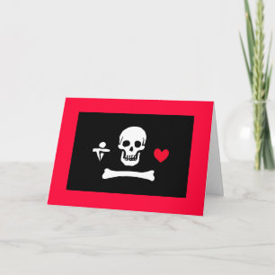Cartão De Festividades Jolly Roger Valentine