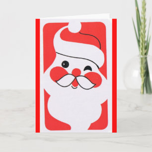 Cartão De Festividades Jolly Santa Claus
