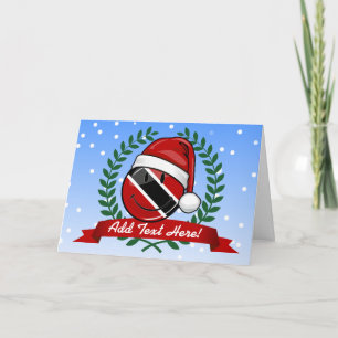 Cartão De Festividades Jolly Trinidad Flag Christmas Style
