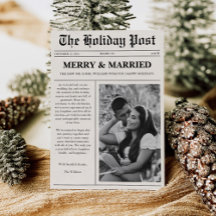 Jornal de Natal Feliz e Casado