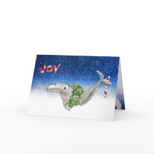 Joy Christmas Dolphin Porpoise of Life Stars