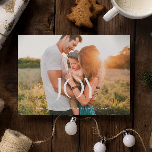 Cartão De Festividades Joy Elegant Na moda Inspirational Photo