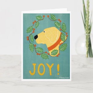 Cartão De Festividades Joy Greeting Card - Stephen Huneck