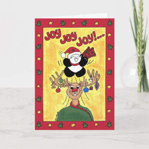 Cartão De Festividades Joy, Joy, Joy to the World
