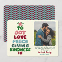 Joy Love Peace Tree Photo