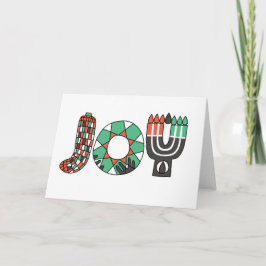 Cartão De Festividades JOY of Kwanzaa (Padrão)
