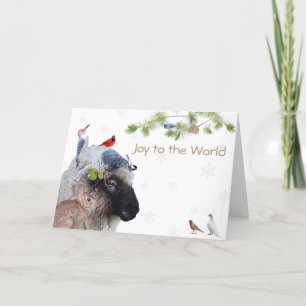 Cartão De Festividades Joy to the World: Aproveite os prazeres simples. H