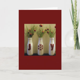 CARTÃO DE FESTIVIDADES JOY TO THE WORLD / JOY TO "YOU" CHRISTMAS CARD