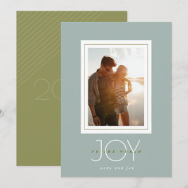Cartão De Festividades Joy To The World Photo Holiday Card