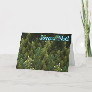 Cartão De Festividades Joyeux Noё l - Floresta Escura