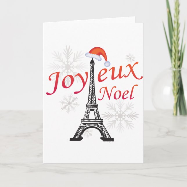 Cartão De Festividades Joyeux Noel (Frente)
