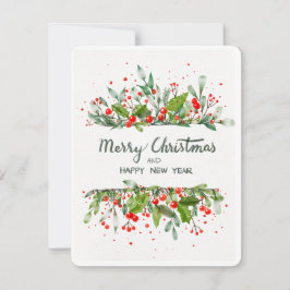 CARTÃO DE FESTIVIDADES JOYEUX NOËL ET BONNE ANNÉE