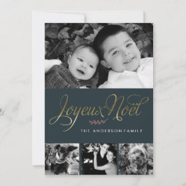 Cartão De Festividades Joyeux Noel Natal Francês