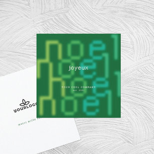 CARTÃO DE FESTIVIDADES JOYEUX NOEL TECH FONT CORPORAL NATAL