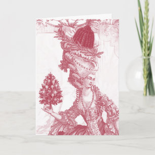 Cartão De Festividades Joyeux Noel (vermelho)