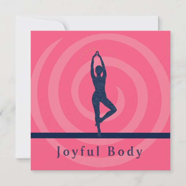 Cartão De Festividades Joyful Body – Quiet Intention Art Card (Frente)
