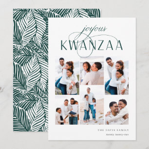 Cartão De Festividades Joyous Flourish 6 Colagem de Fotografias Kwanzaa