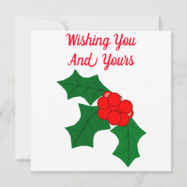 Cartão De Festividades Joyous Holiday Season Card