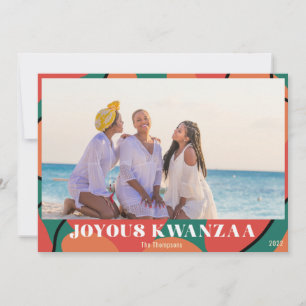 Cartão De Festividades Joyous Kwanzaa Photo Holiday Design
