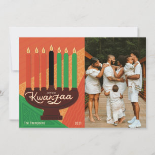 Cartão De Festividades Joyous Kwanzaa Photo Holiday Design