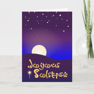 Cartão De Festividades Joyous Solstice Card