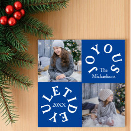 Cartão De Festividades Joyous Yuletide 2 Foto