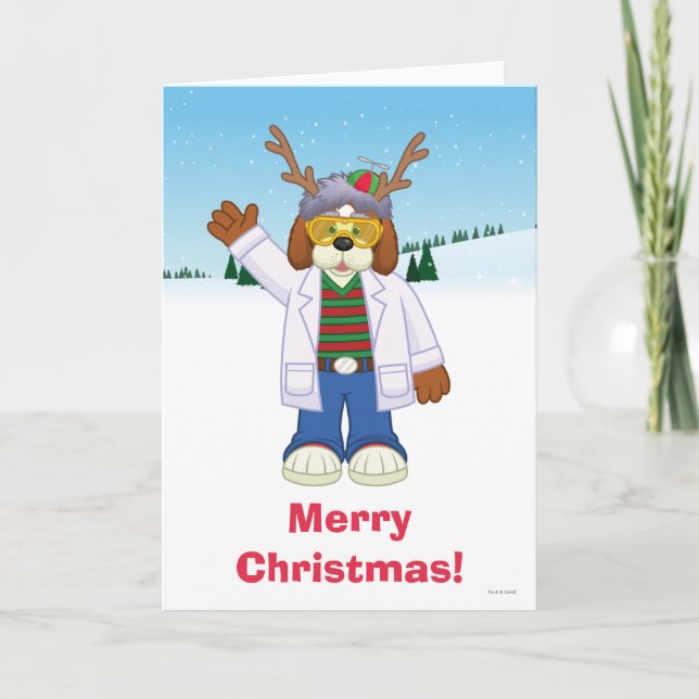 Cartão De Festividades Jr. de Hausenfeffer do "Goober" de Harold J. (Frente)