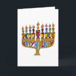 Cartão De Festividades Judaica Happy Hanukkah Dreidel Menorah<br><div class="desc">Você está vendo The Lee Hiller Designs Collection of Home and Office Decor,  Roupa,  Gifts and Coleções. As Designs incluem Lee Hiller Photoographic e Mixed Media Digital Art Collection. Você pode ver sua fotografia da Nature em http://HikeOurPlanet.com/ e seguir seu blog de caminhada no Hot Primavera National Park.</div>