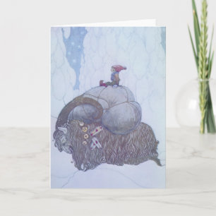 Cartão De Festividades Julbocken The Christmas Goat Scandinavian