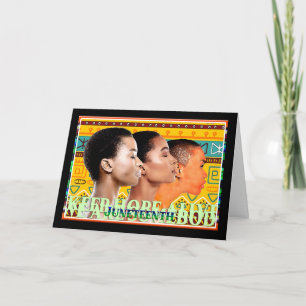 Cartão De Festividades Juneteenth Esperança & Herança 