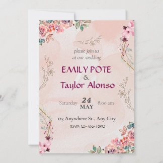 Cartão De Festividades Junte-se a nós para uma Noite de Amor e Celebração