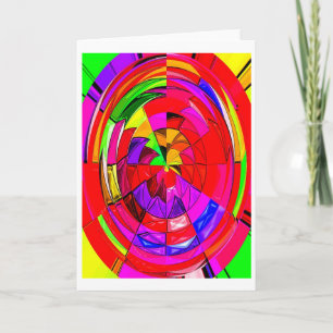 Cartão De Festividades Kandy de Espaço Vermelho