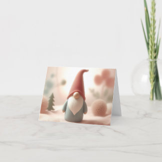 Cartão De Festividades Kerstkaart kabouter