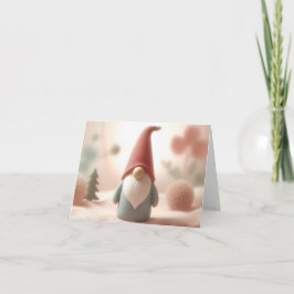 Cartão De Festividades Kerstkaart kabouter