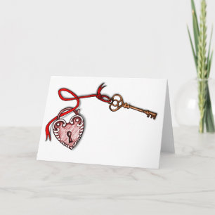 Cartão De Festividades Key to my heart