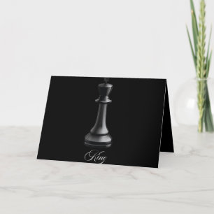 Cartão De Festividades King Chess Piece Halloween Figurume Chess Lover
