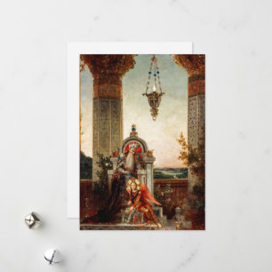 Cartão De Festividades King David, 1878, por Gustave Moreau