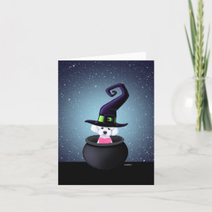 Cartão De Festividades KiniArt Bichon Furgeen