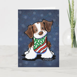 Cartão De Festividades KiniArt Brittany Christmas Card