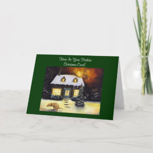 Cartão De Festividades Kinkades Nightmare