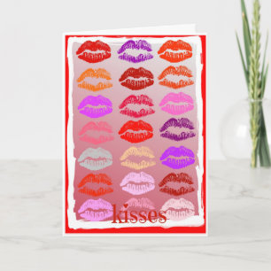 Cartão De Festividades Kisses - Placa de Namorados