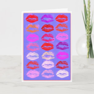 Cartão De Festividades Kisses - Valentine Card