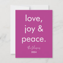 Kitschmas Modern Hip Christmas Pink Photo