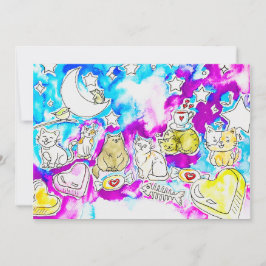 Cartão De Festividades Kitty Valentine