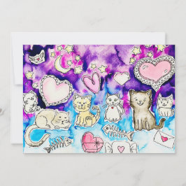 Cartão De Festividades Kitty Valentine