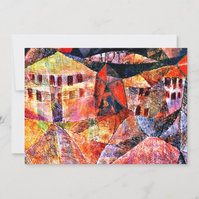 Cartão De Festividades Klee - O Hotel (Frente)