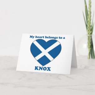 Cartão De Festividades Knox